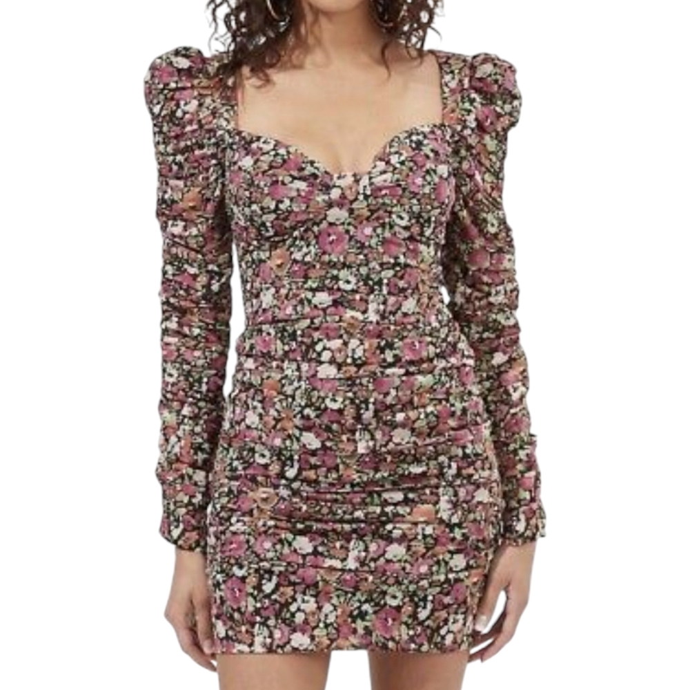 Astr Floral Mini‎ Dress
